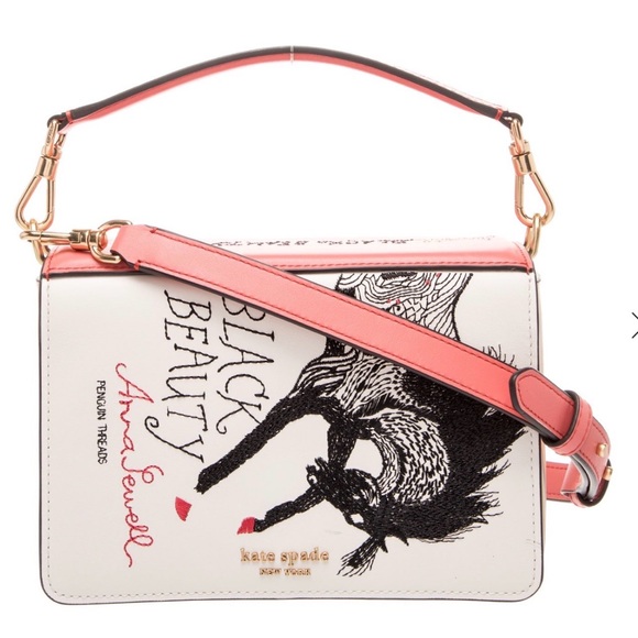 kate spade Handbags - Kate Spade Storyteller Black Beauty 3D Leather Book Novelty Crossbody Bag